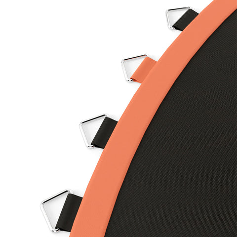 SPORTNOW Trampoline Replacement Mat with Spring Pull Tool, 54 V-Hooks, for 10ft Trampoline using 14cm Springs, Orange
