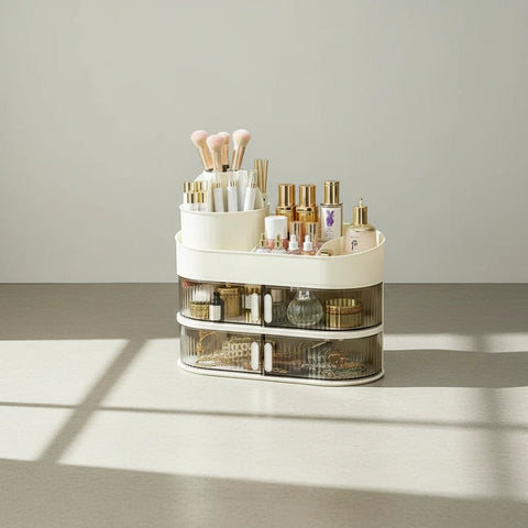 Multi-layer Dustproof Desktop Vanity Storage Organizer