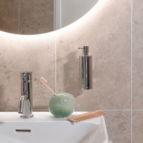 Smedbo Home Polished Chrome Wall Soap Dispenser HK370
