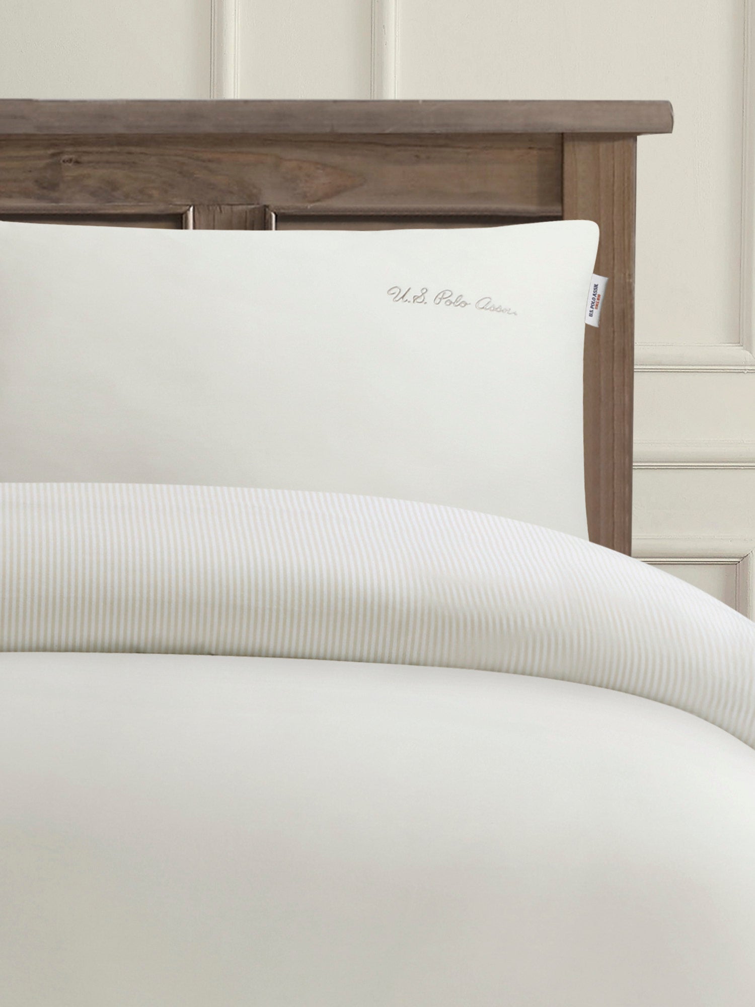 Pure Cotton Chambray Duvet Set Oatmeal