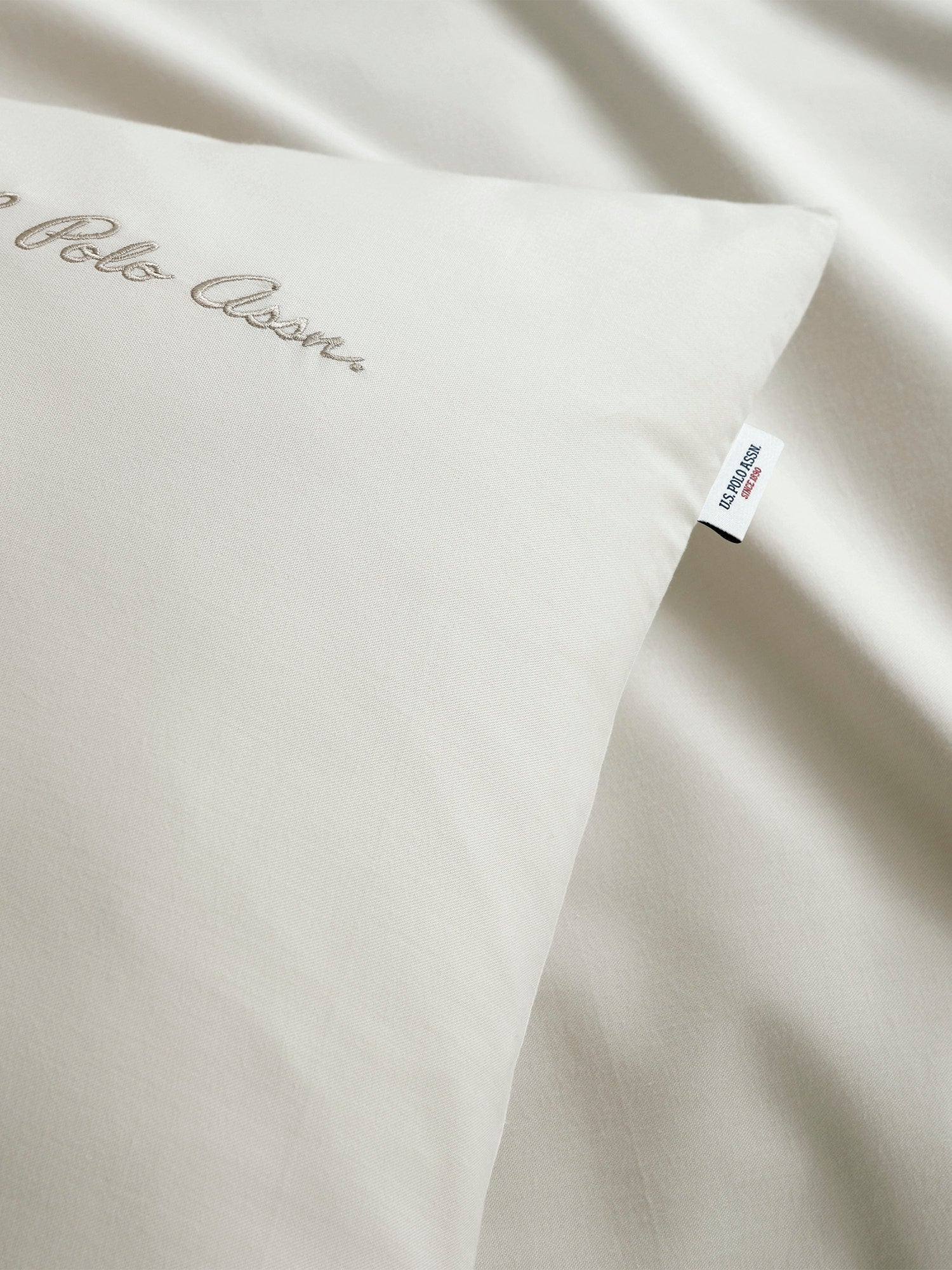 Pure Cotton Chambray Duvet Set Oatmeal