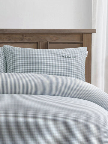 Pure Cotton Check Duvet Set Tornado