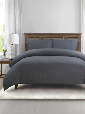 Pure Cotton Dobby Stripe Duvet Set Tornado