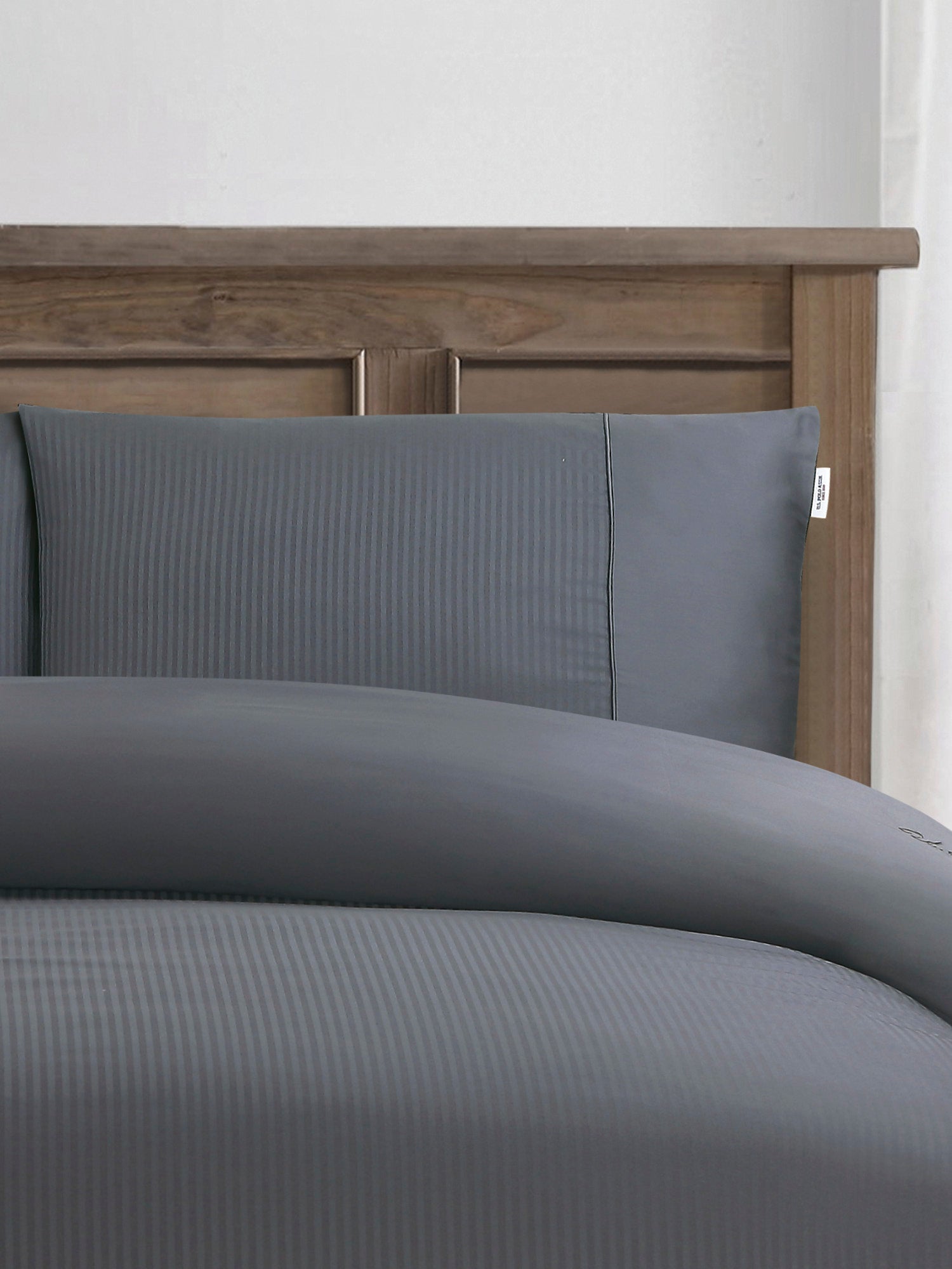 Pure Cotton Dobby Stripe Duvet Set Tornado