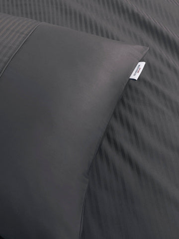 Pure Cotton Dobby Stripe Duvet Set Tornado