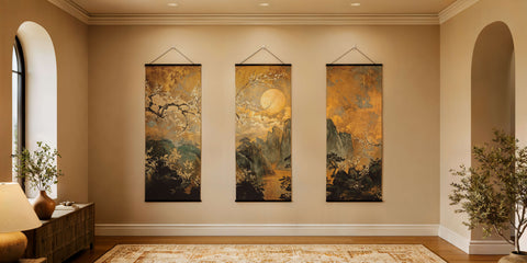 Dark Chinoiserie Tapestry