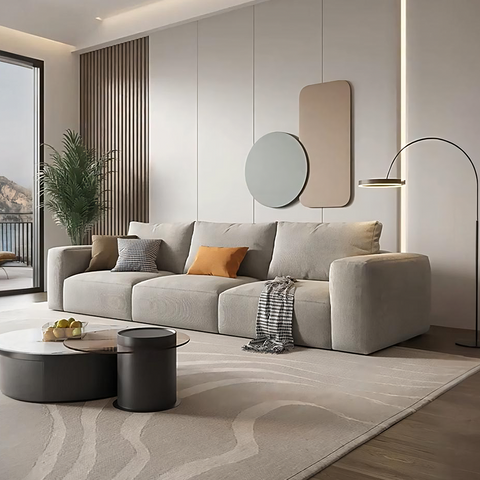 Horatio Two Seater Sofa, Linen