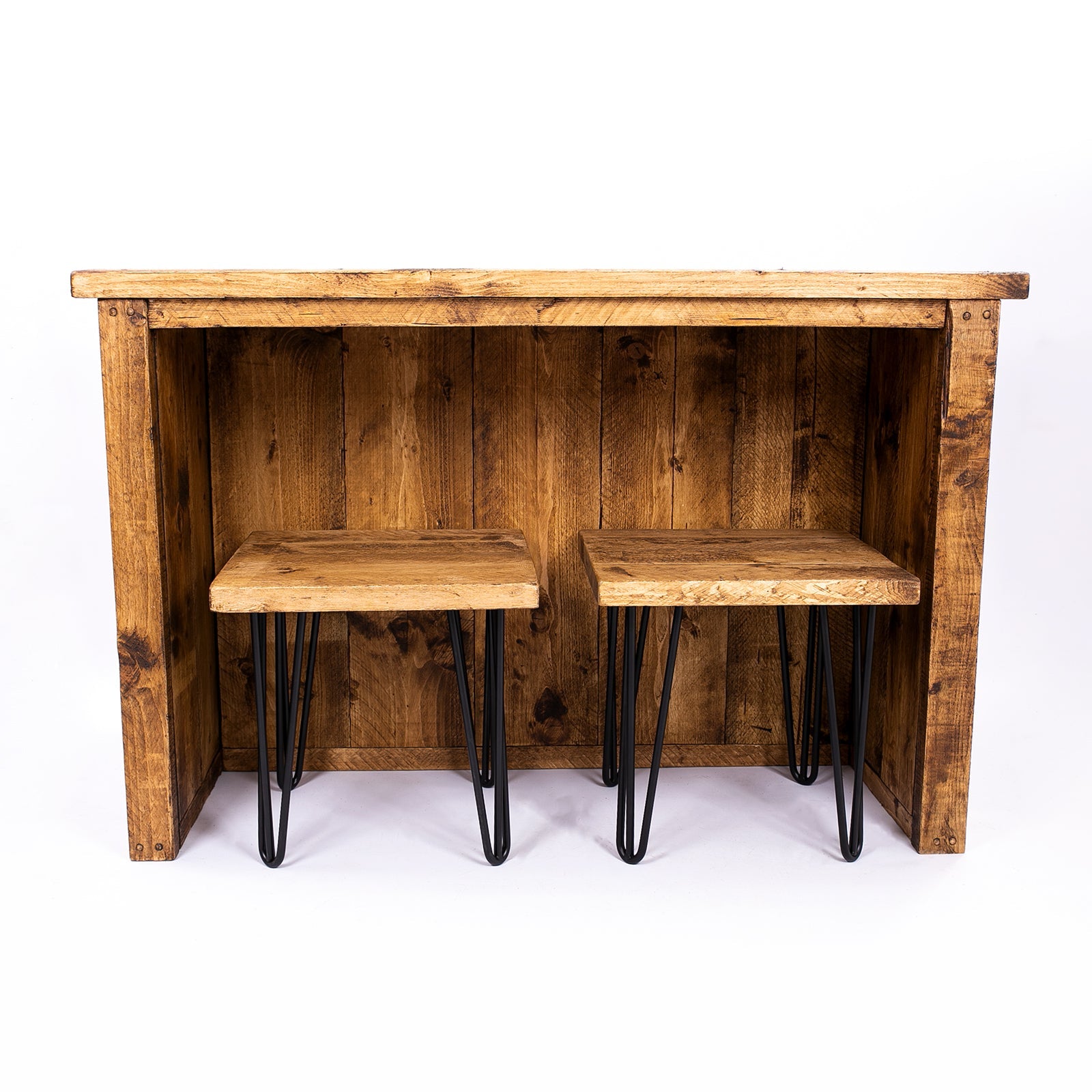 Horsham Breakfast Bar & Stools - Wooden Kitchen Island