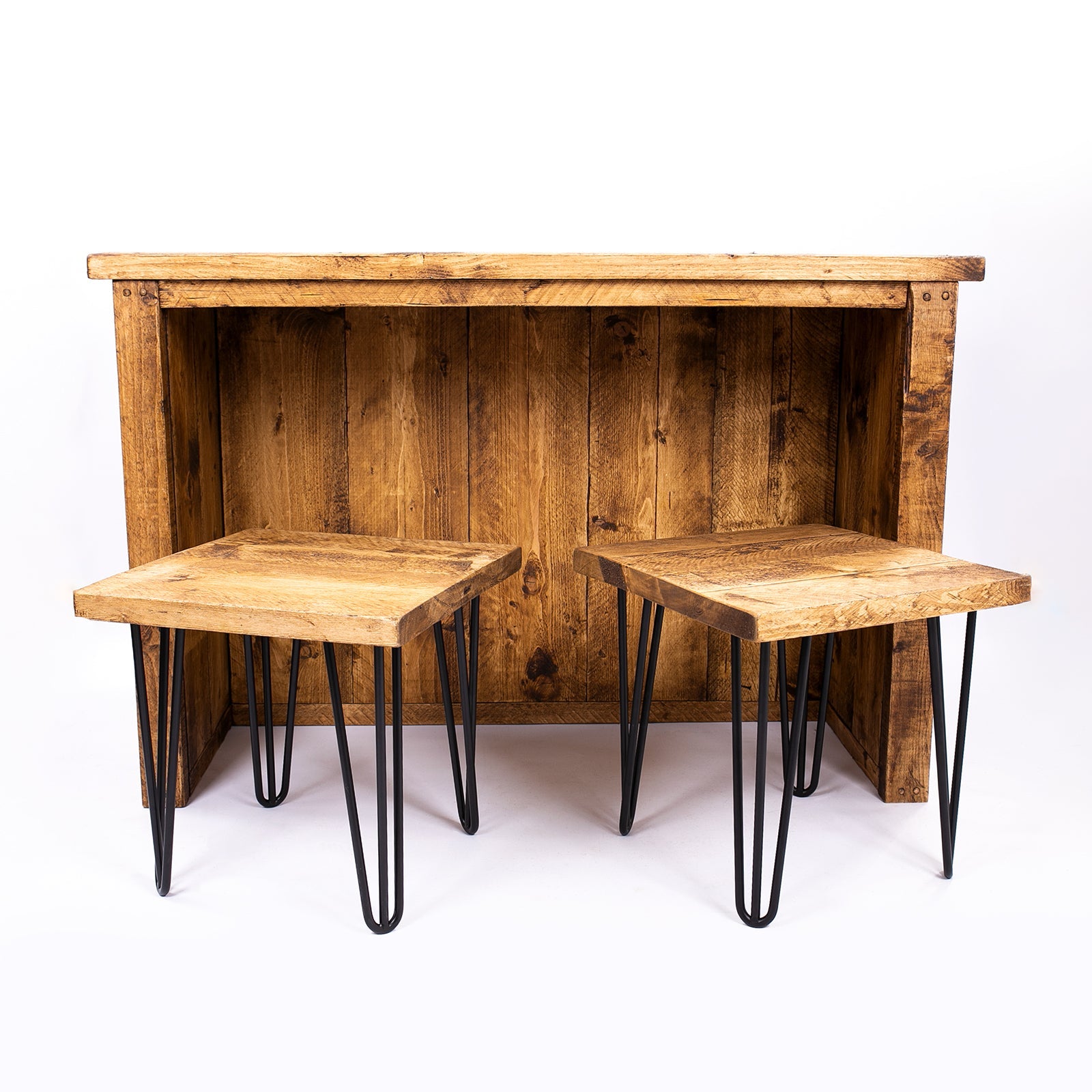 Horsham Breakfast Bar & Stools - Wooden Kitchen Island