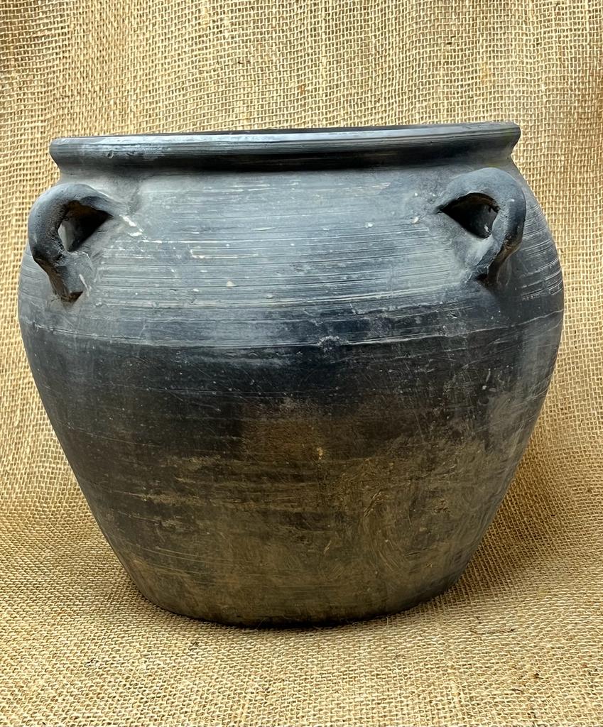 Vintage Shanxi Ceramic Pot Grey KX3112A