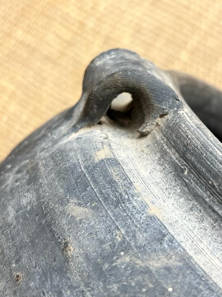 Vintage Grey Shanxi Ceramic Pot KX3112F