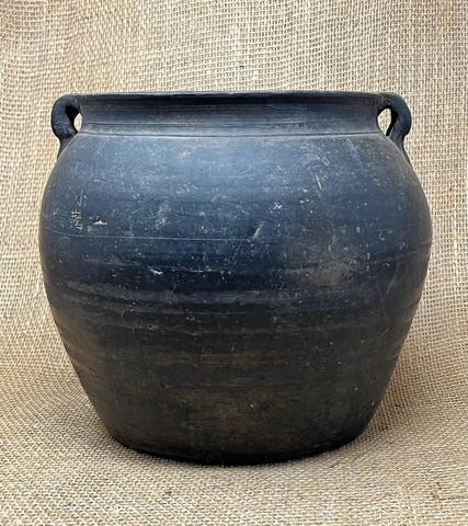 Vintage Grey Shanxi Ceramic Pot KX3112G