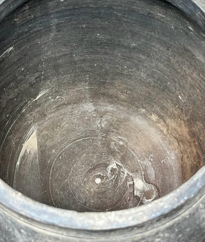 Vintage Grey Shanxi Ceramic Pot KX3112G