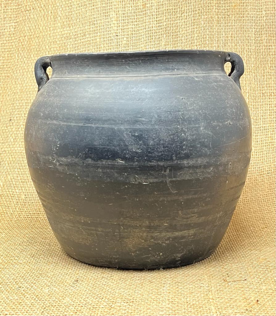 Vintage Grey Shanxi Ceramic Pot KX3112G