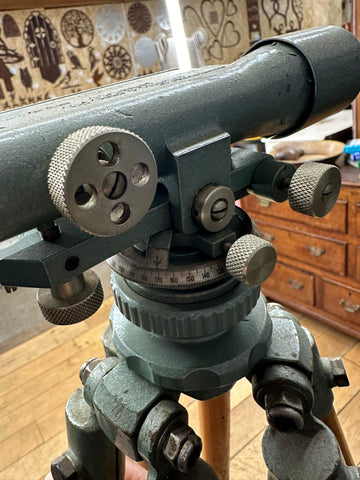 Antique Hall Brothers Theodolite Surveying Instrument Industrial