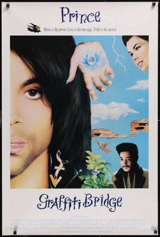 Graffiti Bridge (1990) Original US One Sheet Movie Poster