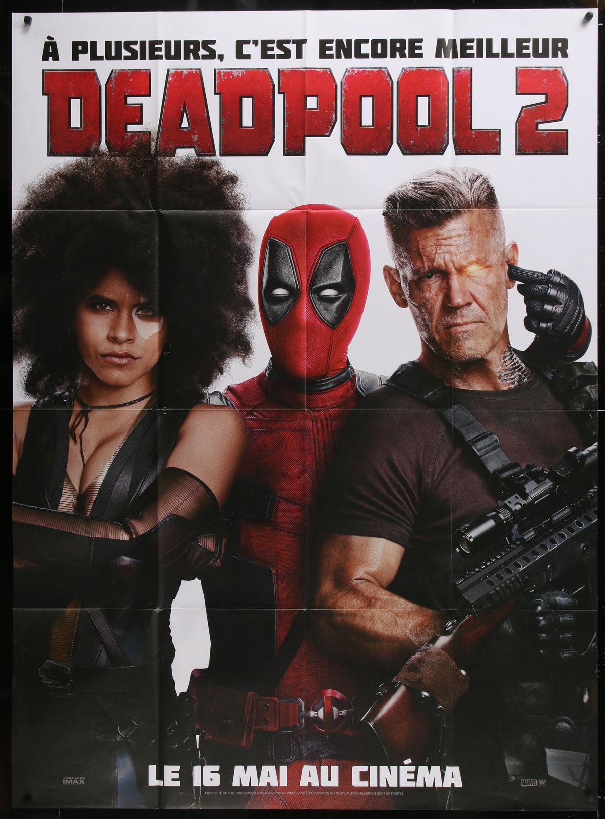Deadpool 2 (2018) Original French One Panel Movie Poster