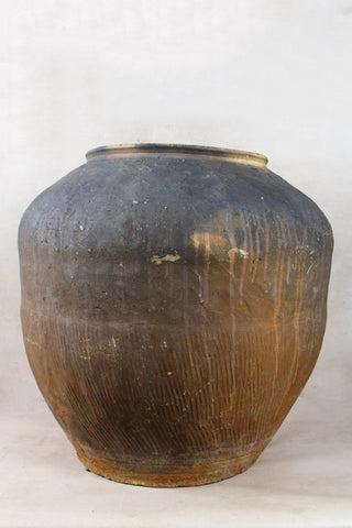 Vintage Dark Brown Pot XL  - Nº 1