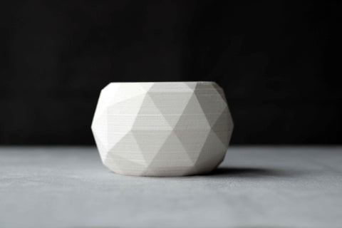 CONCRETE DIAGONAL POT
