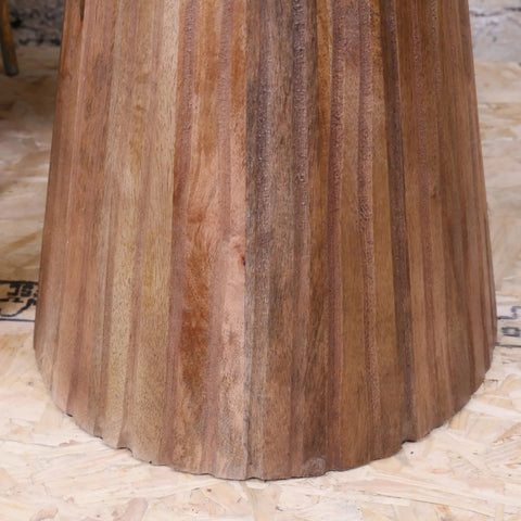 Mandawa Mango Wood and Marble Side Table