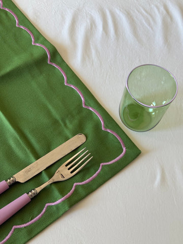 The Daphne Venetian Tumbler in Pink and Green