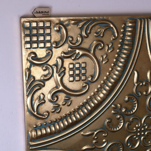 Pushkar Majesty Gold Wall Art Metal