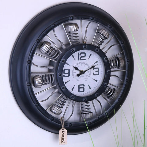 Engine Style Industrial Wall Clock 40cm