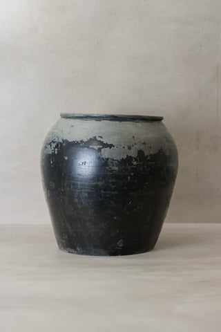 Vintage Dark Pot - No 74
