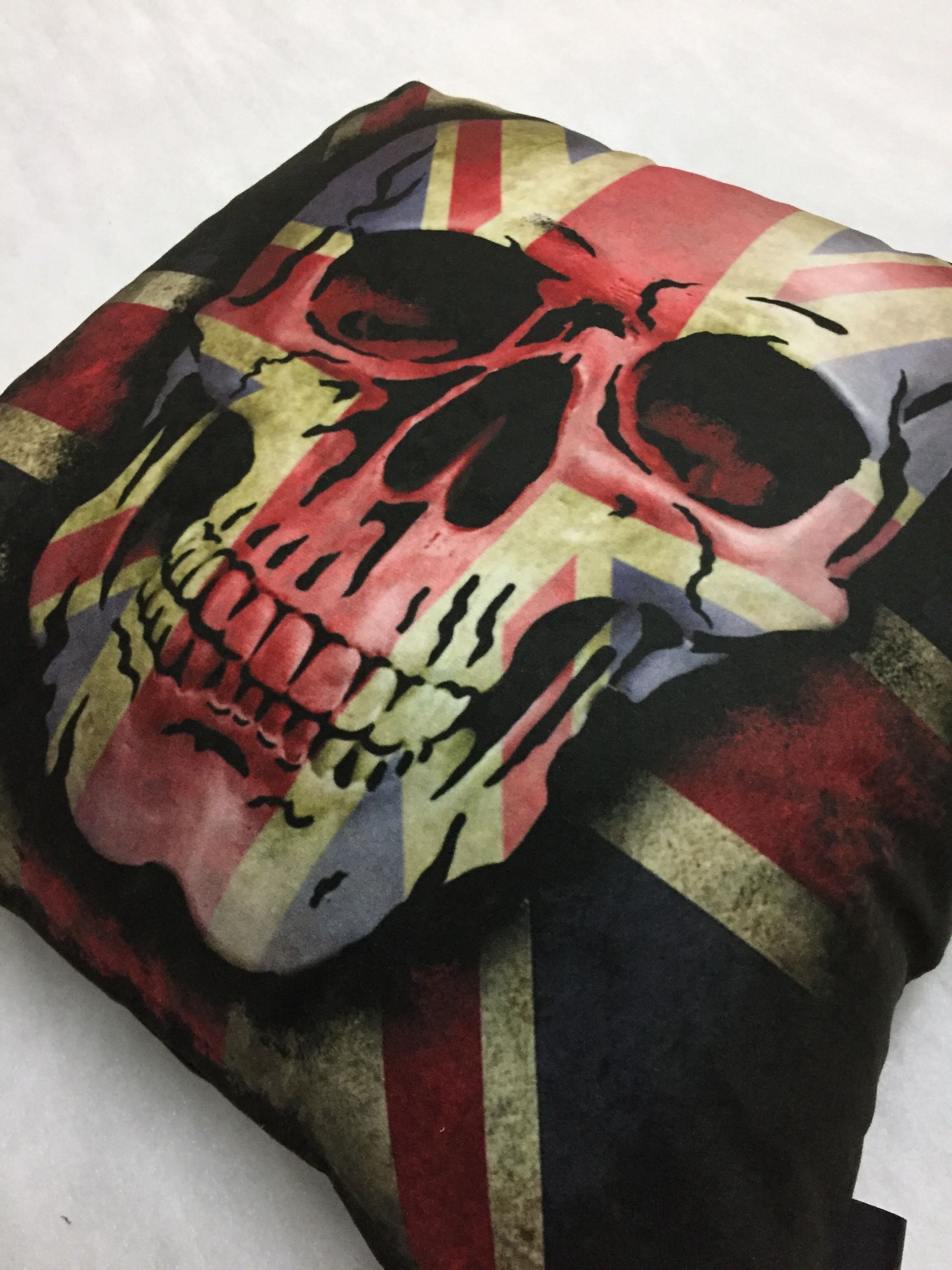 Dan Gold Union Skull Cushion