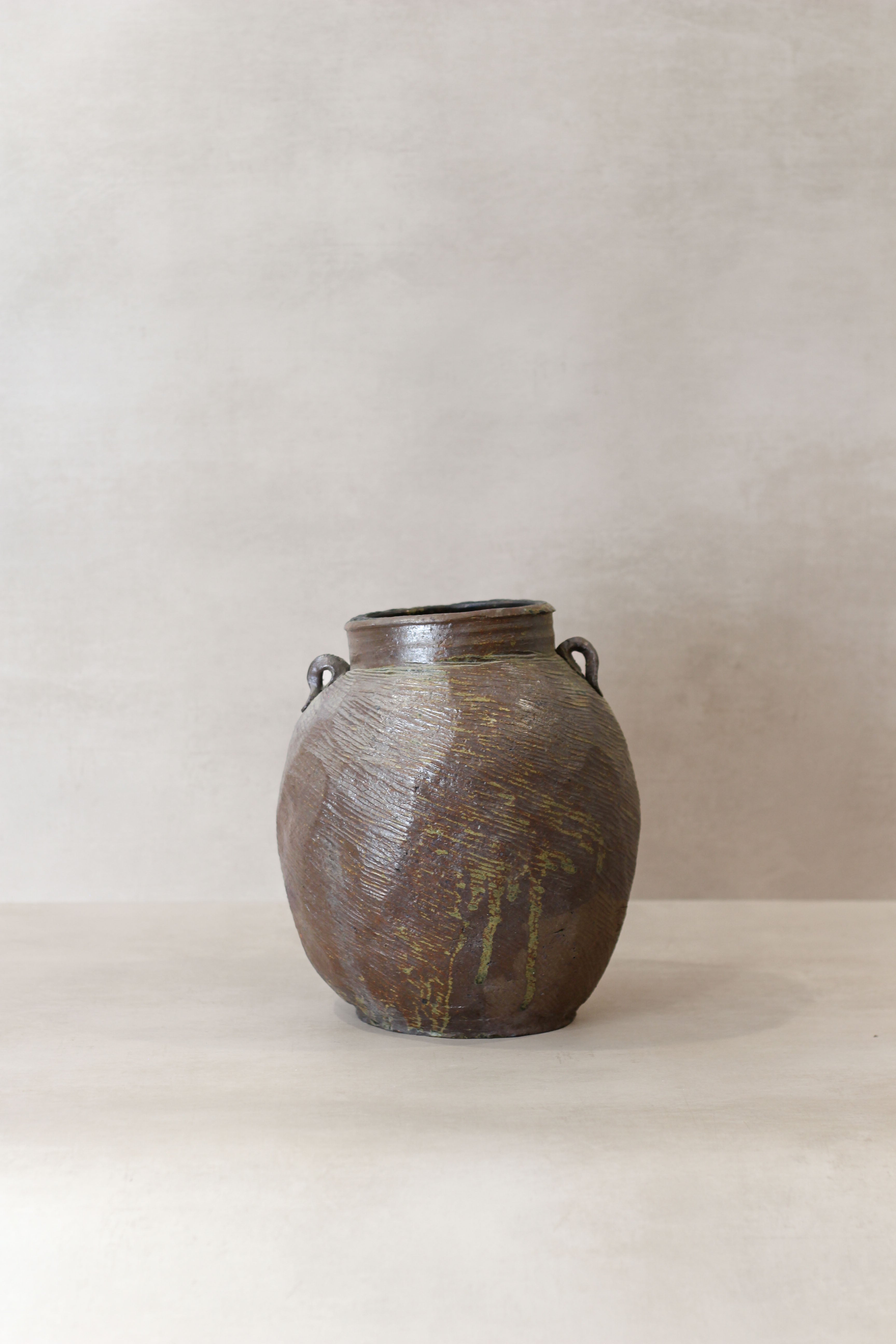 Antique Earthenware Preserve Pots - AEP 8