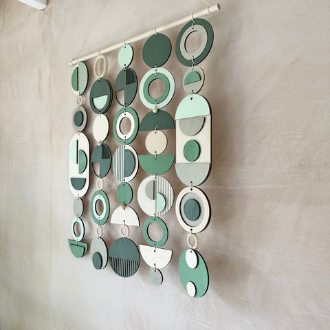 Green Wall Art - Home Decor - Modern Wall Art  - Large Centre Piece Art - Wall Tapestry