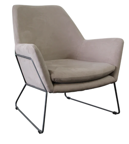 Slay Armchair - Grey Velvet