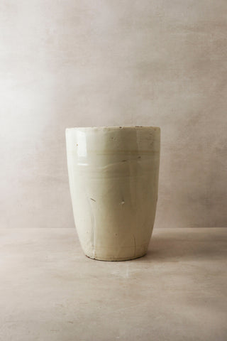 Vintage Glazed Chizou Flower Pot - 3