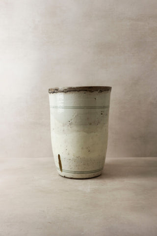 Vintage Glazed Chizou Flower Pot - 4