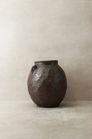 Antique Earthenware Preserve Pots - AEP 4