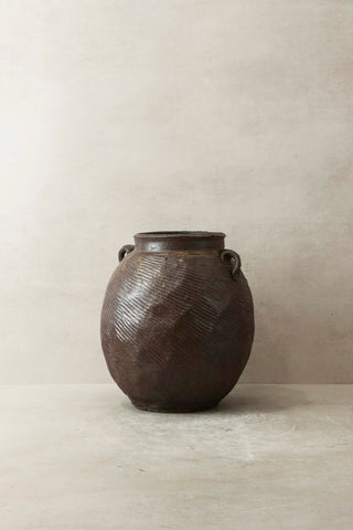 Antique Earthenware Preserve Pots - AEP 4