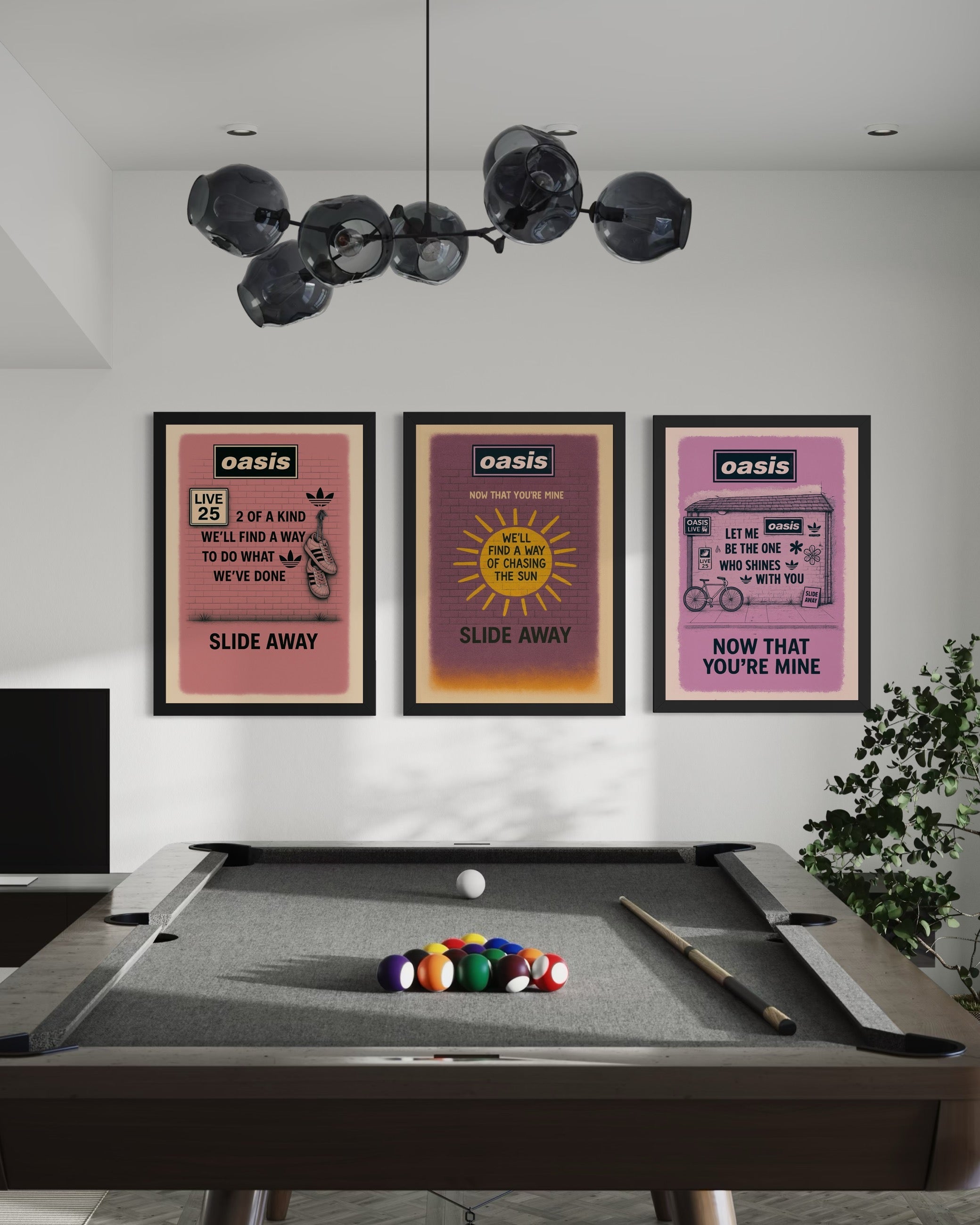 Slide Away (Let Me Be The One) - Oasis Inspired Graffiti Poster