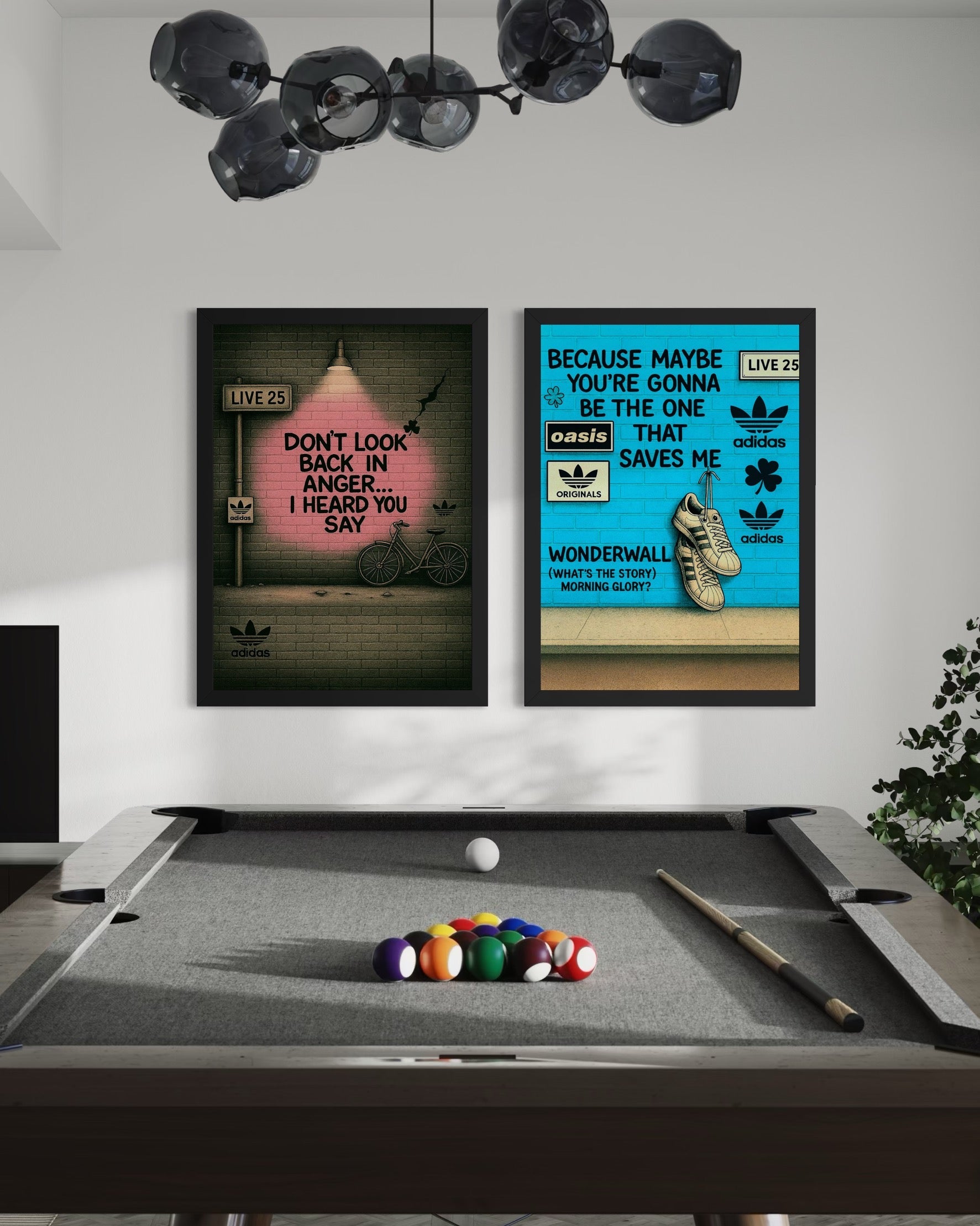 Don't Look Back In Anger - Oasis Inspired Graffiti Poster