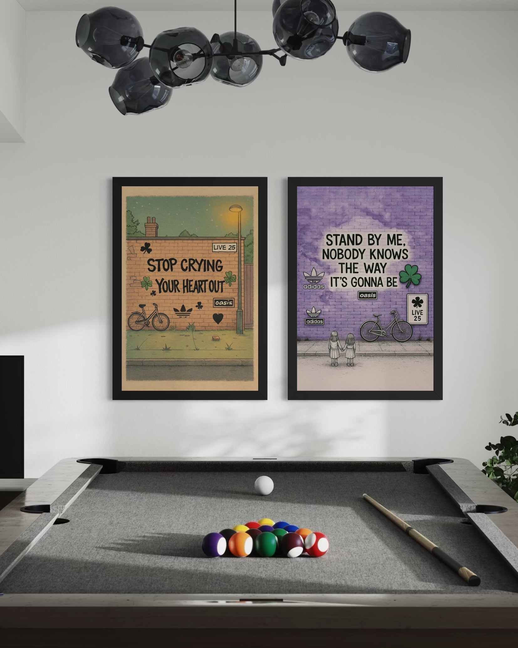Stand By Me - Oasis Inspired Graffiti Poster