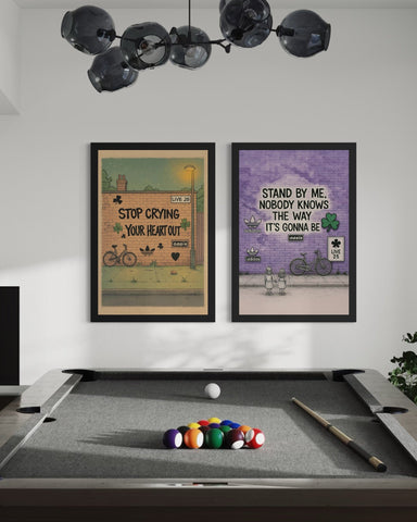 Stand By Me - Oasis Inspired Graffiti Poster