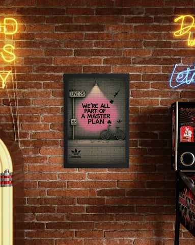 The Masterplan - Oasis Inspired Graffiti Poster