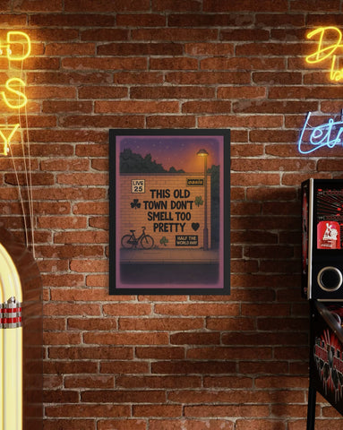 Half The World Away - Oasis Inspired Graffiti Poster