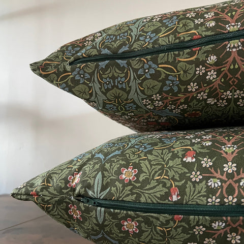 William morris Blackthorne cotton cushion, scatter cushions