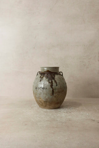 Vintage Glazed Yunnan Pot - OB48