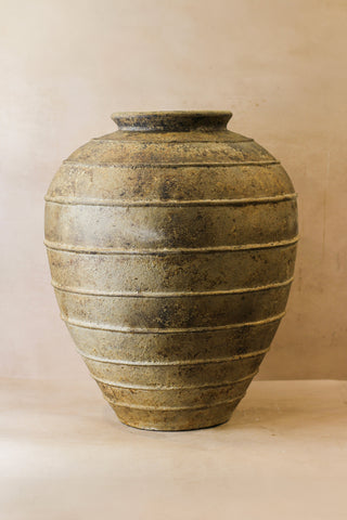 XL Brown Rustic Indonesian Pot No 31