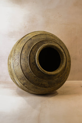 XL Brown Rustic Indonesian Pot No 31