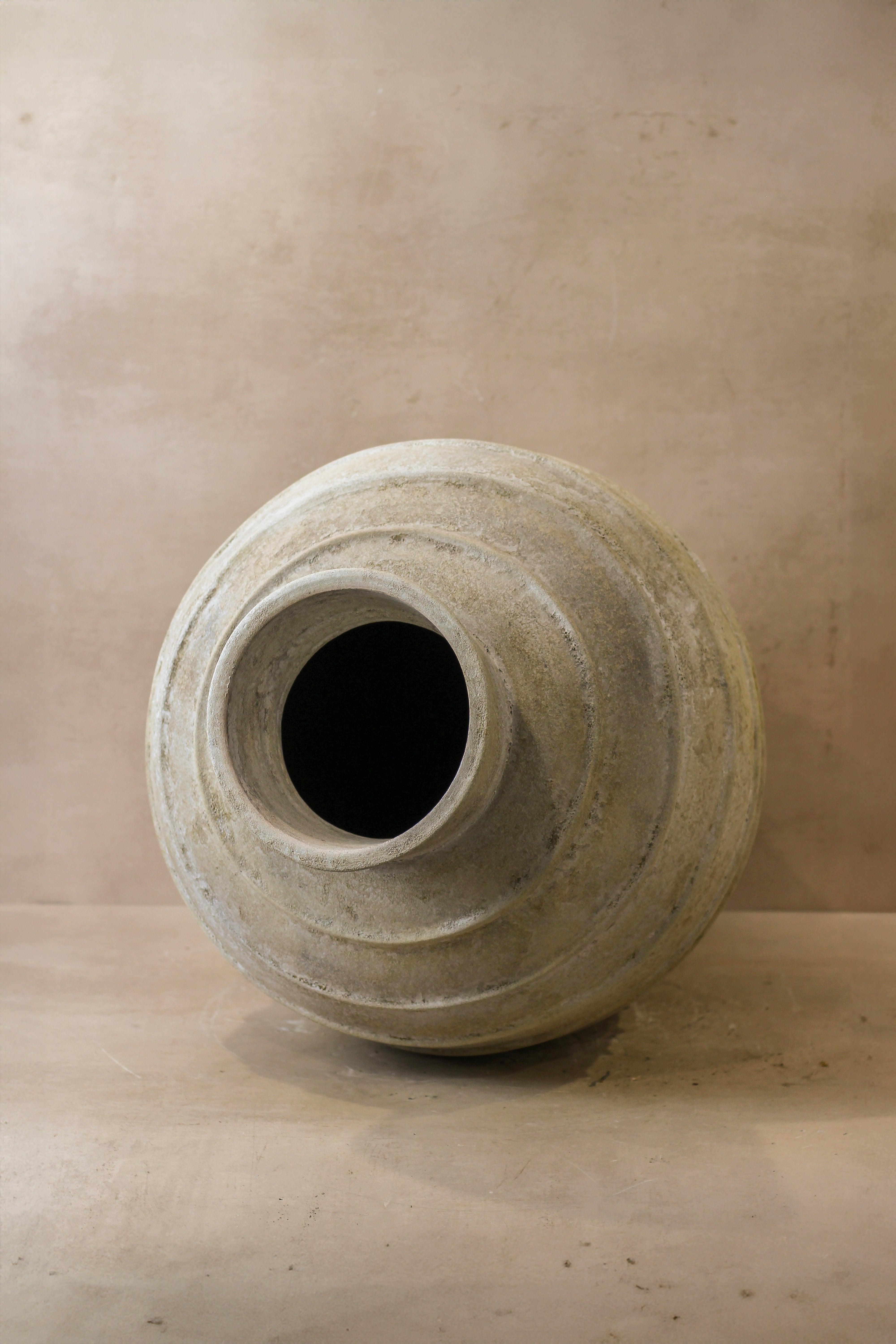 Rustic Glazed Brown Indonesian Pot No 22