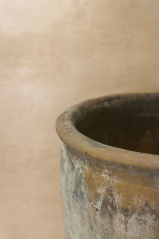 Big Old Grey Asian Pots - L008