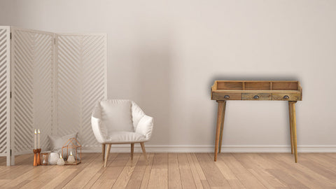 Gallery Back Shell Writing Desk