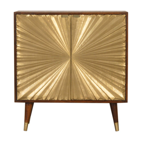 Manila Gold Chest of Drawers | Chestnut Solid Mango Wood
